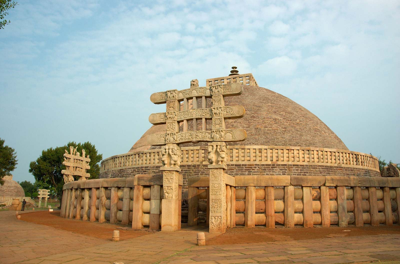 Sanchi Stupa  is one of the oldest structures in India and reflects  Buddhists art and architecture. 