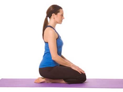 Vajrasana is also known as thunderbolt pose or diamond pose is a kneeling asana in hatha yoga.