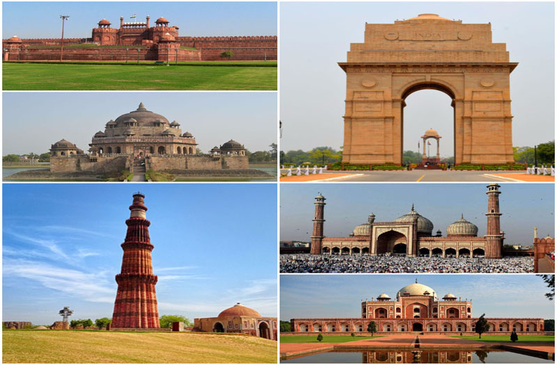 Touristic places in Delhi